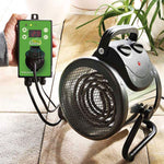 Palma Greenhouse Heater 120 V, incl. Digital Summer / Winter Thermostat