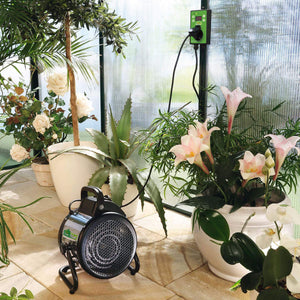 Palma Greenhouse Heater 120 V, incl. Digital Summer / Winter Thermostat