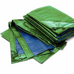 Rainexo 150 GSM Tarpaulin "HEAVY DUTY" Green/Blue, Waterproof, UV-resistant, Frostproof